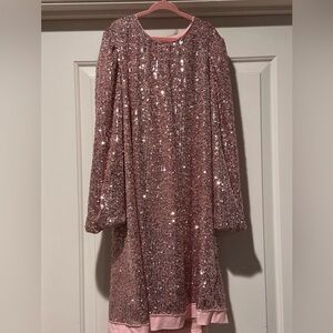 Girl’s Vineyard Vines Pink Sequin Dress